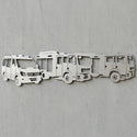 Feuerwehrfahrzeuge Silhouette – Dreier-Reihe
