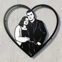 Herz-Paarportrait – Valentinstag Steelmonks