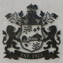 Familienwappen Wandschild Steelmonks