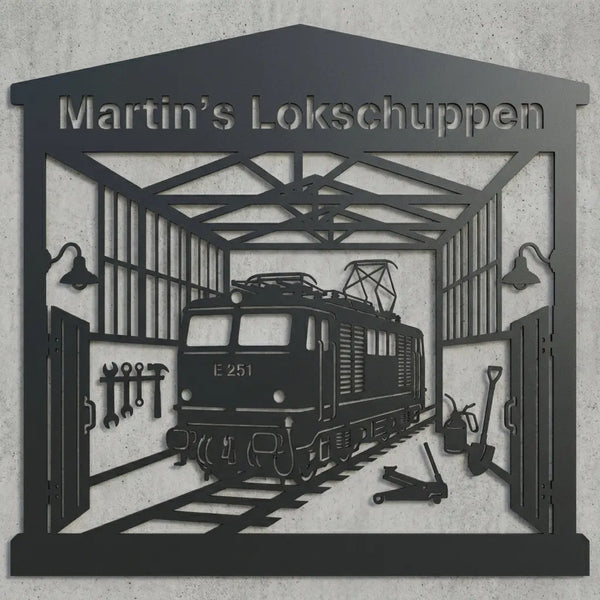 Martin's Lokschuppen – E 251 Wandschild Steelmonks