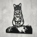 Silhouetten-Wandschild nach Vorlage Steelmonks