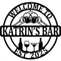 Emblem-Wandschild Katrin's Bar