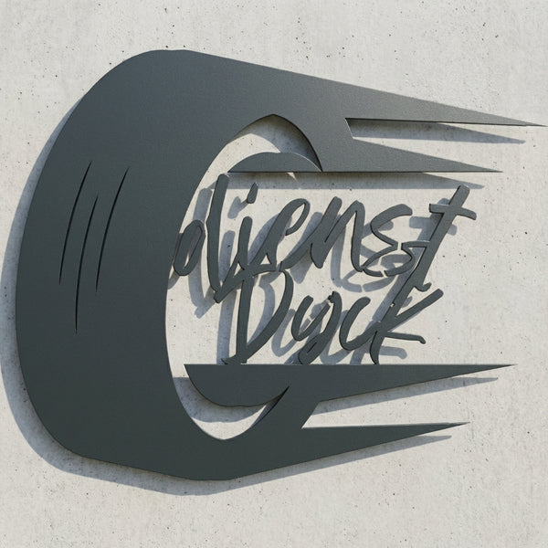 Logo-Emblem Wandschild