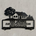 Schlichtes Text-Wandschild