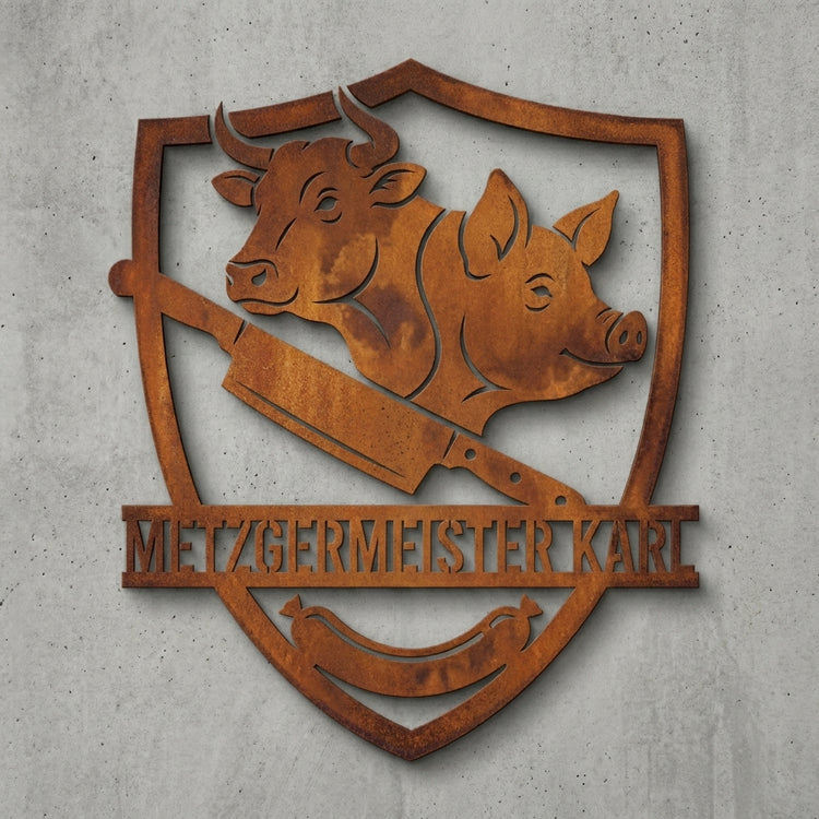 Metzgermeister-Emblem „Karl“