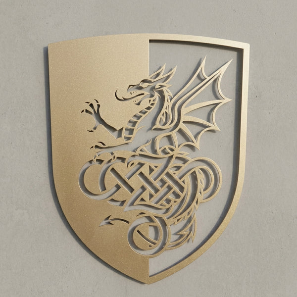 Familienwappen Emblem Wandschild