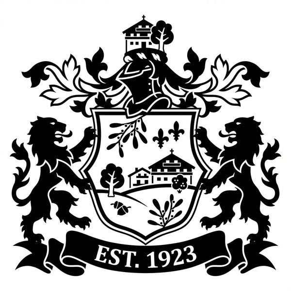 Familienwappen Wandschild Steelmonks