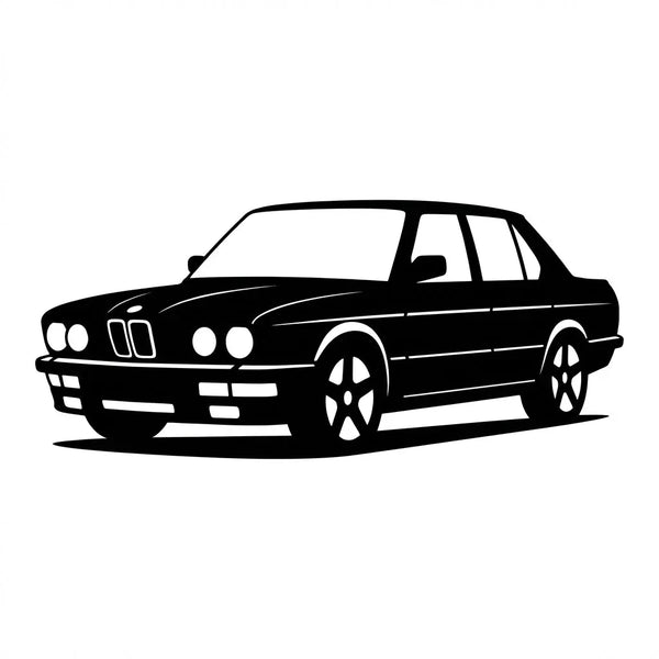 BMW E28 Kontur-Wandschild Steelmonks
