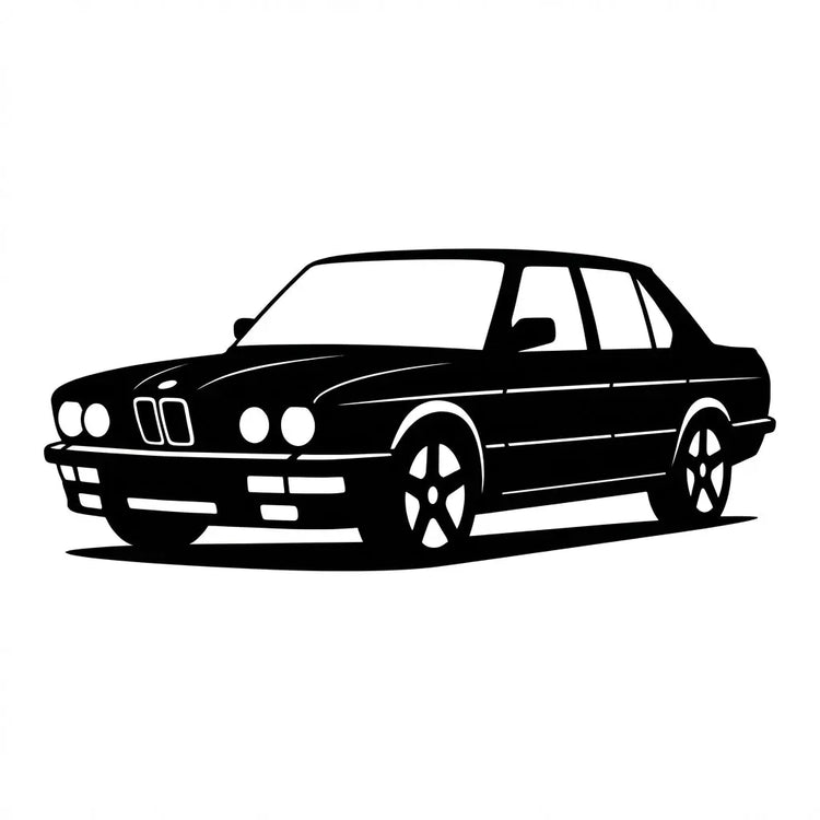 BMW E28 Kontur-Wandschild Steelmonks