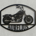 Aurelius Motorrad-Emblem Wandschild