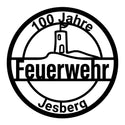Feuerwehr Jesberg 100 Jahre – Emblem-Wandschild