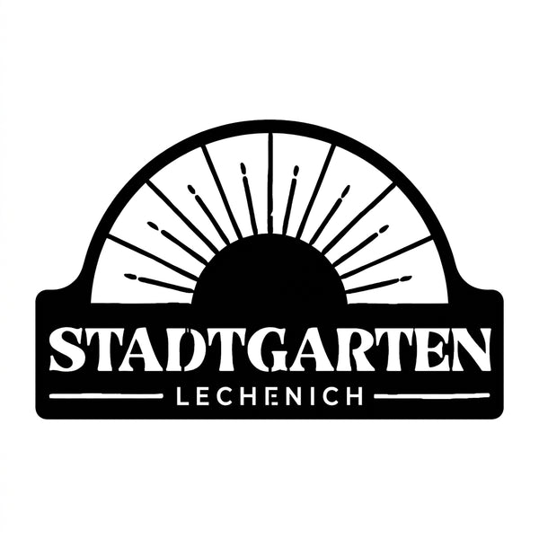 Biergarten Wandschild