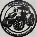 Rundes Traktor-Schild – AgroConcept 10 Years New Holland Partner