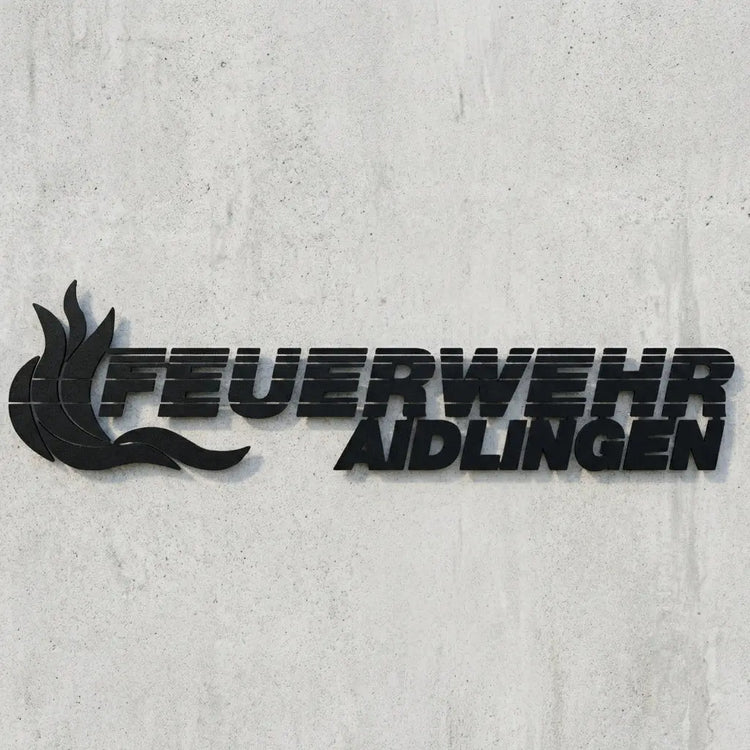 Logo-Wandschild Feuerwehr Aidlingen