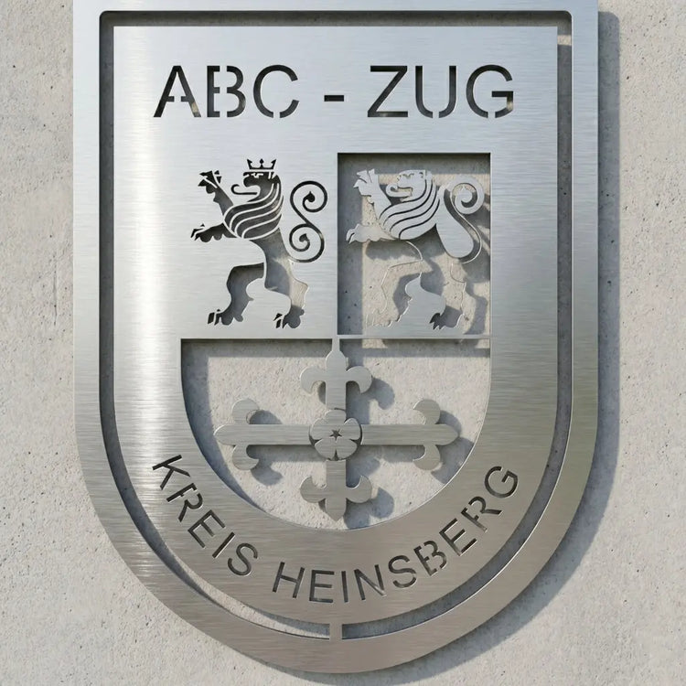 ABC-Zug Kreis Heinsberg Emblem-Wandschild