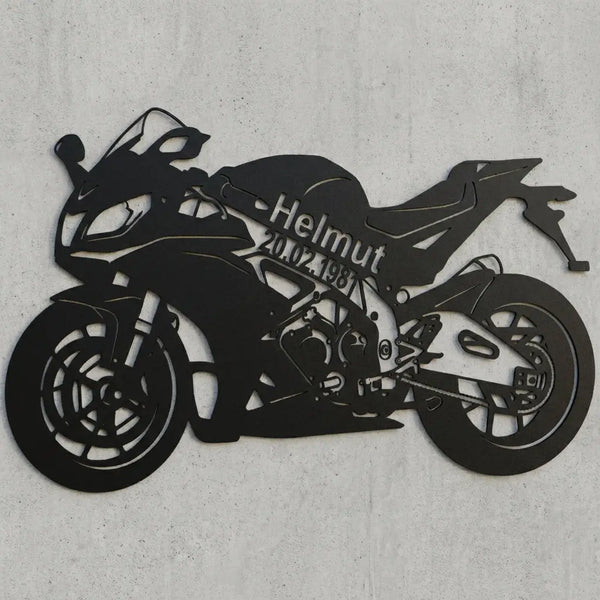 Fahrzeug-Wandschild – Helmut 20.02.1981 Steelmonks