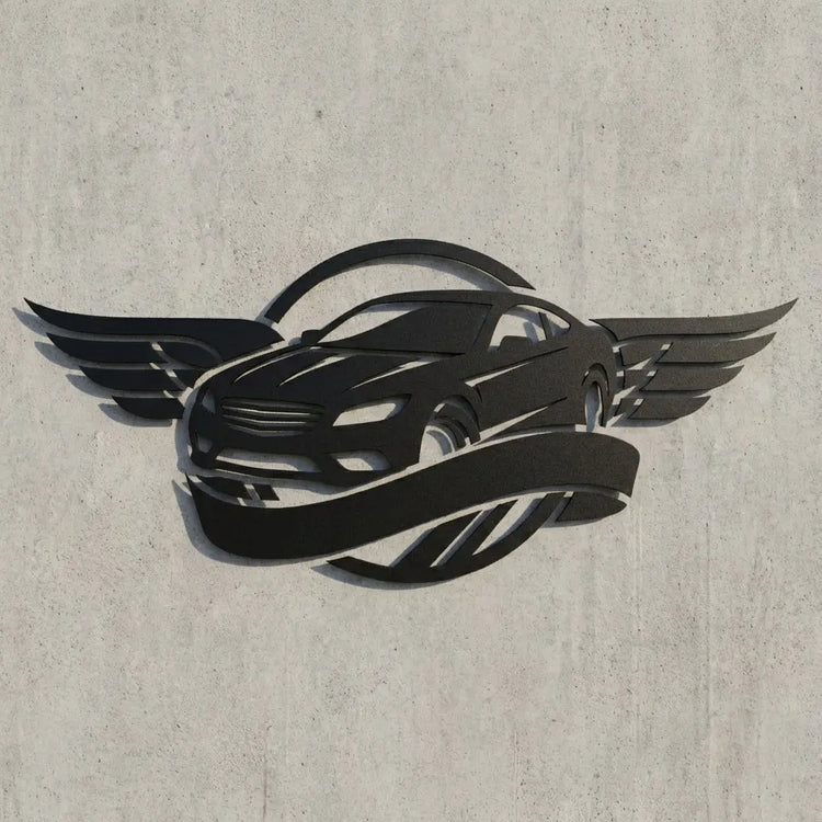Geflügeltes Auto Emblem