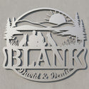 Schriftzug BLANK – David & Denise am See