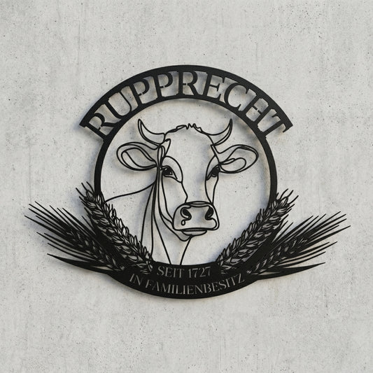 Hoflogo Emblem-Wandschild