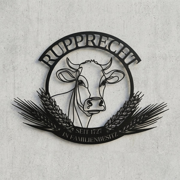 Hoflogo Emblem-Wandschild