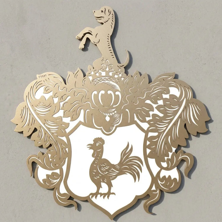 Heraldisches Wappen Wandschild