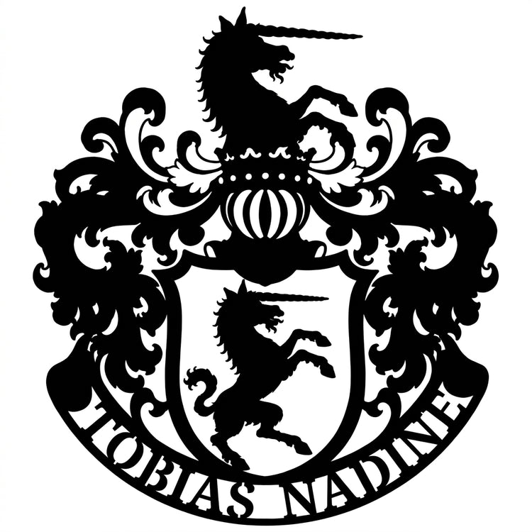 Personalisierte Silhouette mit Namen