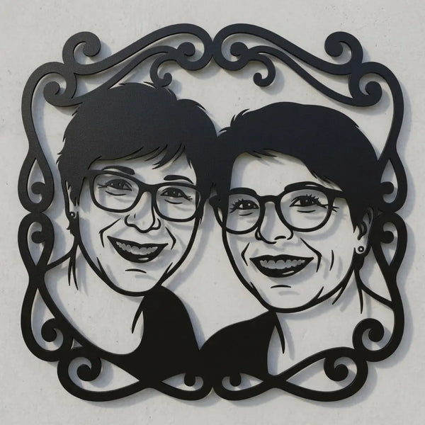Familienschild Emblem-Wandschild Steelmonks