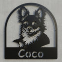Bogenschild Hundeporträt – Coco