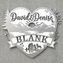 Herz-Wandschild Paar & Malinois – BLANK
