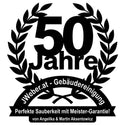 JWeber.at Jubiläumsschild 50 Jahre – Offener Lorbeerkranz
