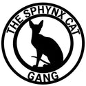 Rundes Doppelring-Wandschild – The Sphynx CAT / Gang