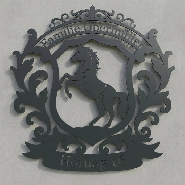 Familienwappen Familie Obermüller – Hörhag 16 Steelmonks