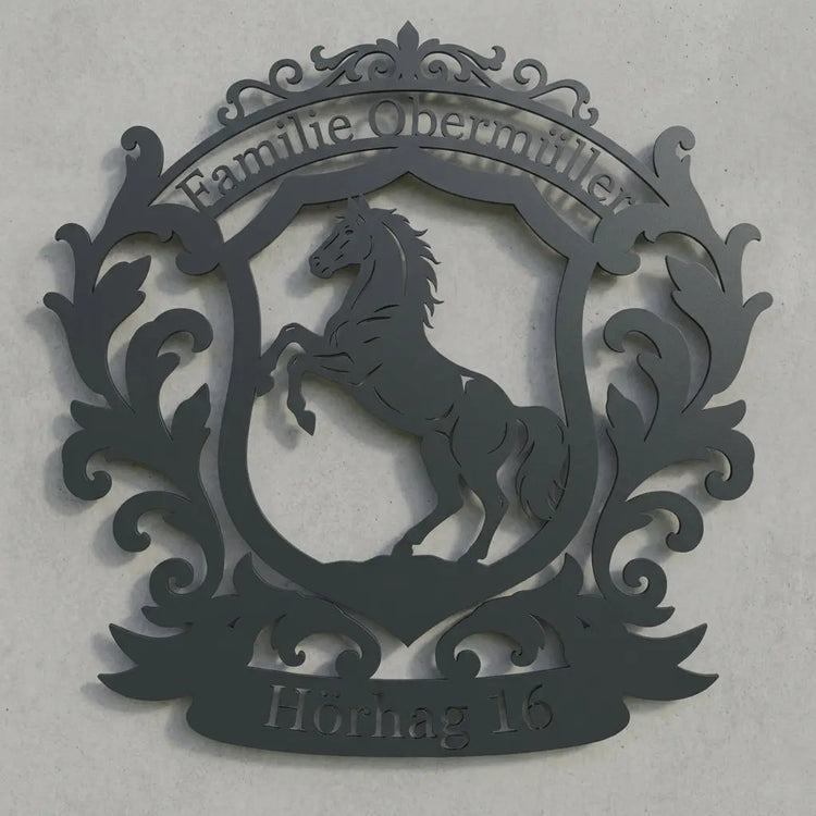 Familienwappen Familie Obermüller – Hörhag 16