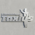 Logo Silhouette Wandschild