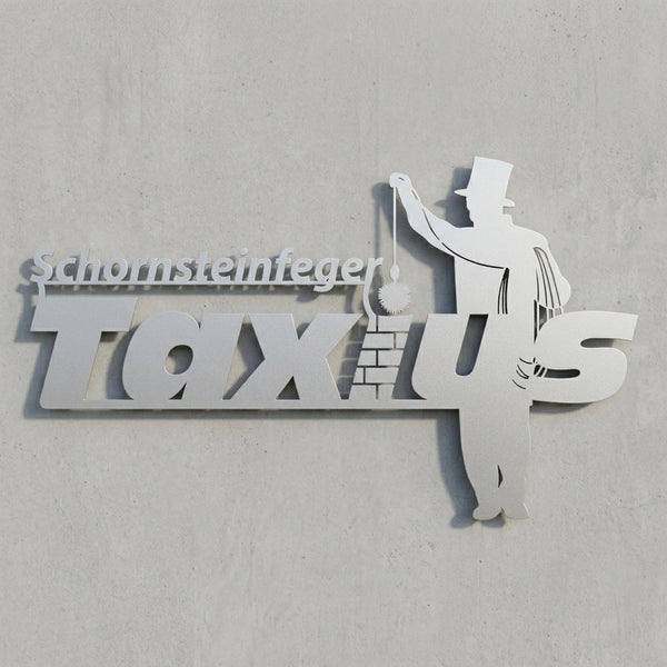 Logo Silhouette Wandschild