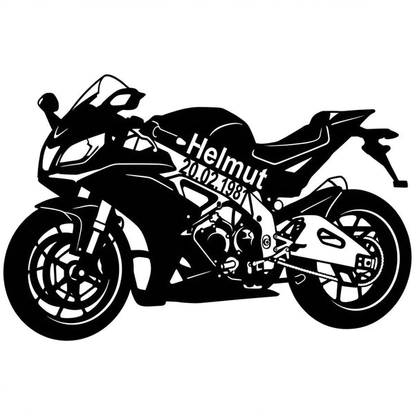 Fahrzeug-Wandschild – Helmut 20.02.1981 Steelmonks