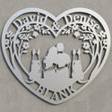 Herzschild Hochzeit Malinois – David & Denise BLANK