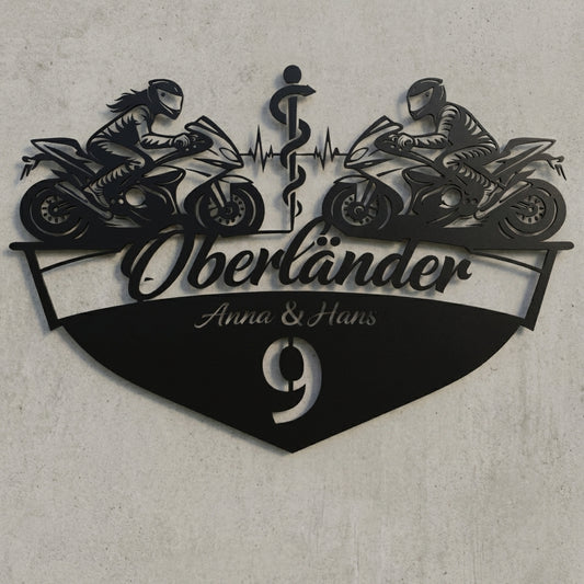 Wandschild nach Referenz