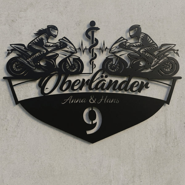 Wandschild nach Referenz