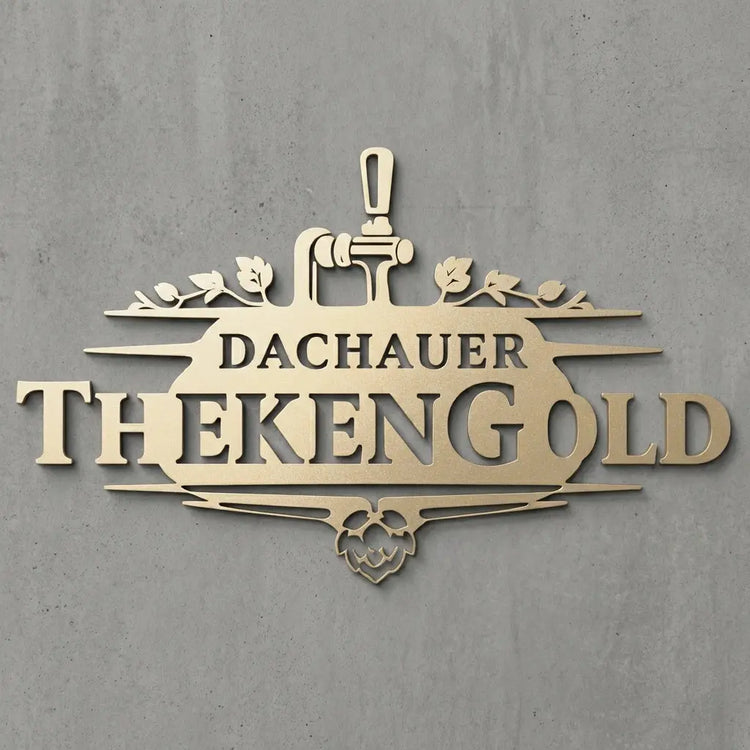 Eröffnungslogo Wandschild