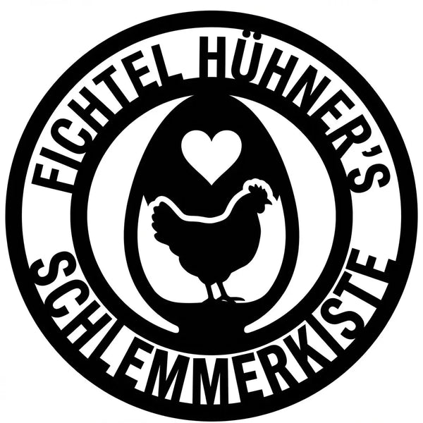 Rundes Emblem – Fichtel Hühner´s Schlemmerkiste Steelmonks