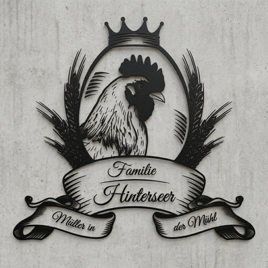 Hofladen Logo Wandschild