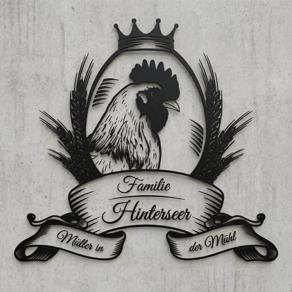 Hofladen Logo Wandschild
