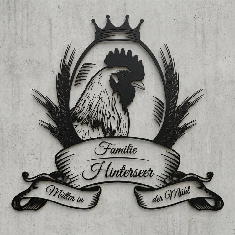 Hofladen Logo Wandschild