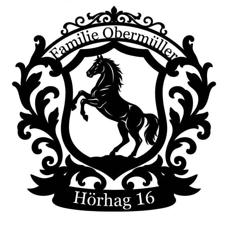 Familienwappen Familie Obermüller – Hörhag 16 Steelmonks