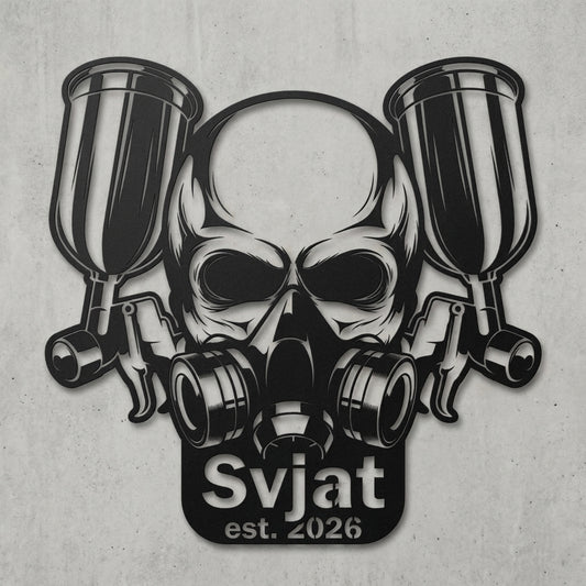 Svjat est. 2026 – Freiform-Wandschild