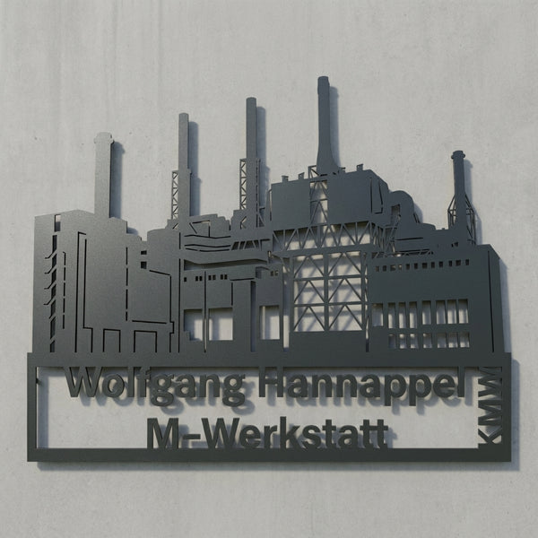 Gebäude-Silhouette M-Werkstatt