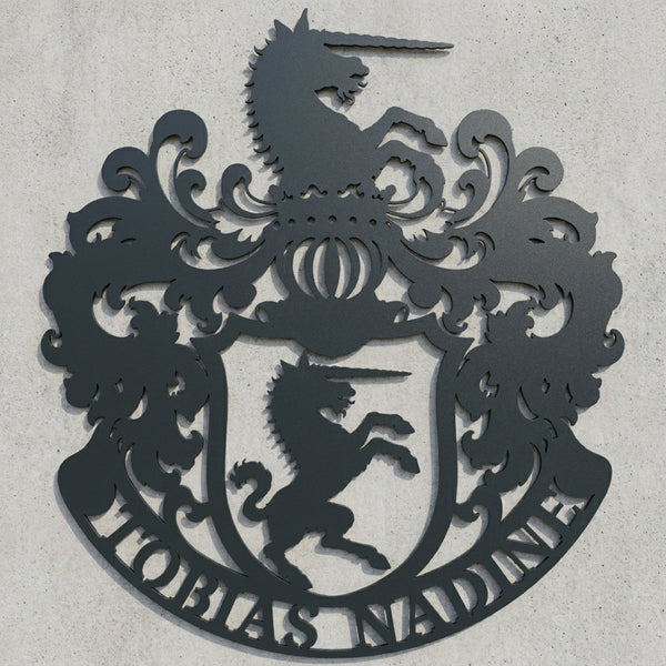 Personalisierte Silhouette mit Namen