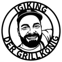 IGIKING – Der Grillkönig Emblem-Wandschild