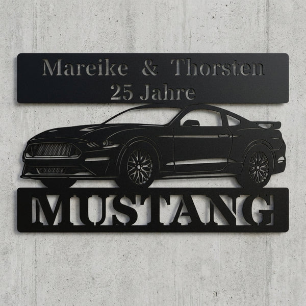 Mustang Jubiläums-Wandschild
